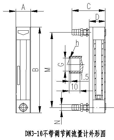 玻璃转子流量计